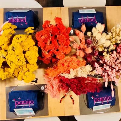 Trockenblumenkranz Workshop
