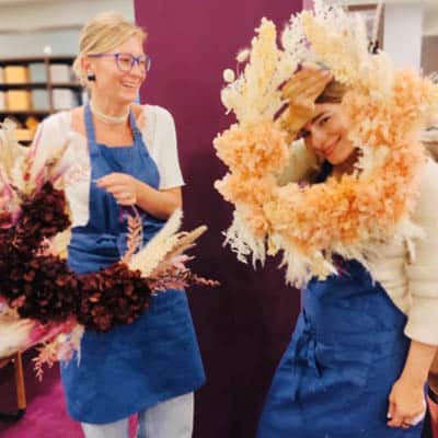Trockenblumenkranz Workshop