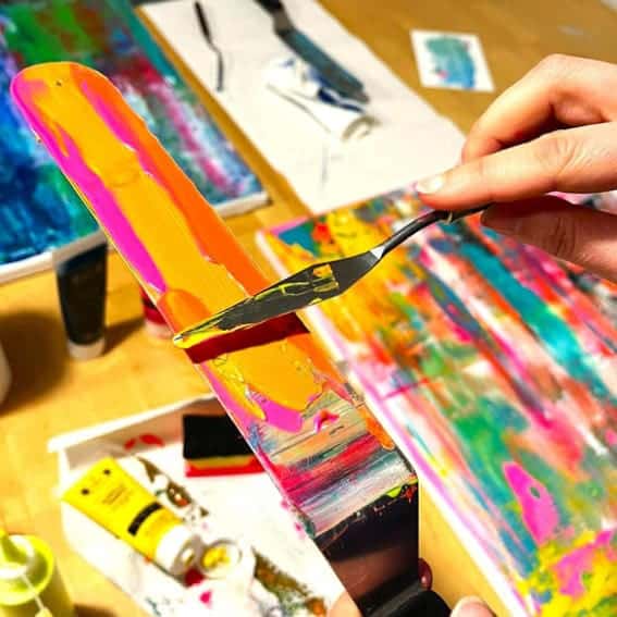 Acryl malen