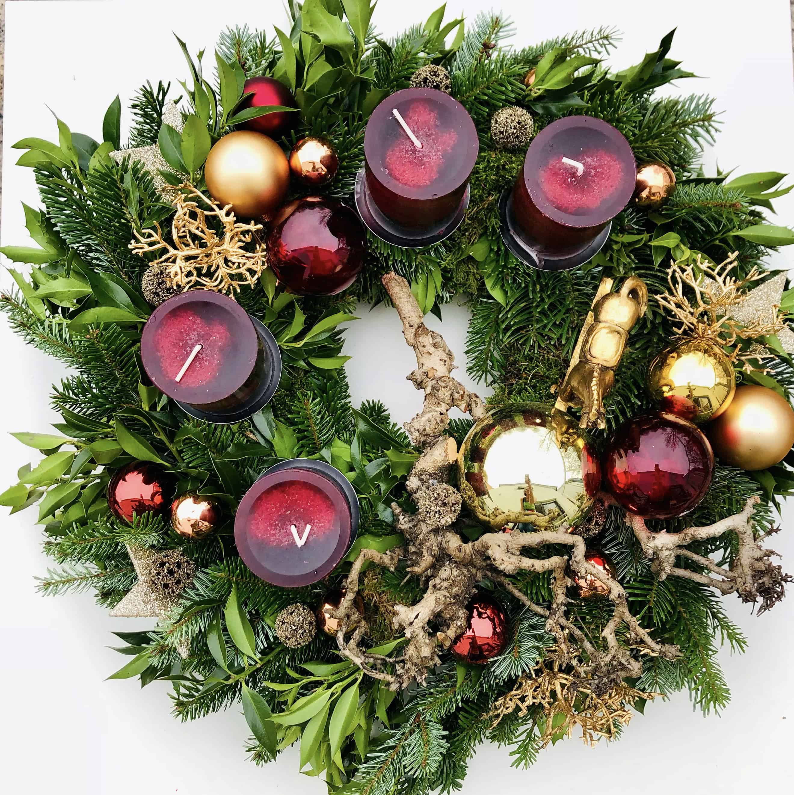 Adventskranz binden Workshop für Anfänger