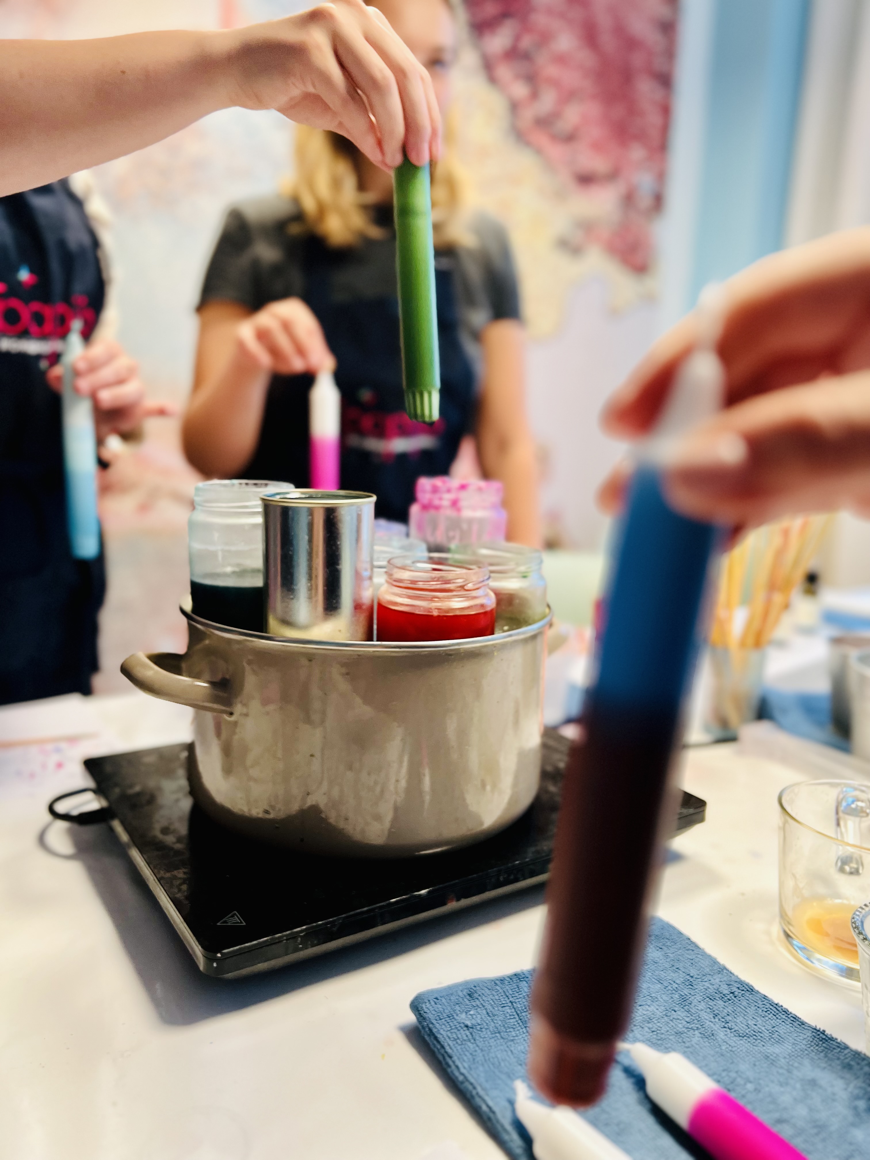 Kerzen gestalten 5 Kerzenworkshop