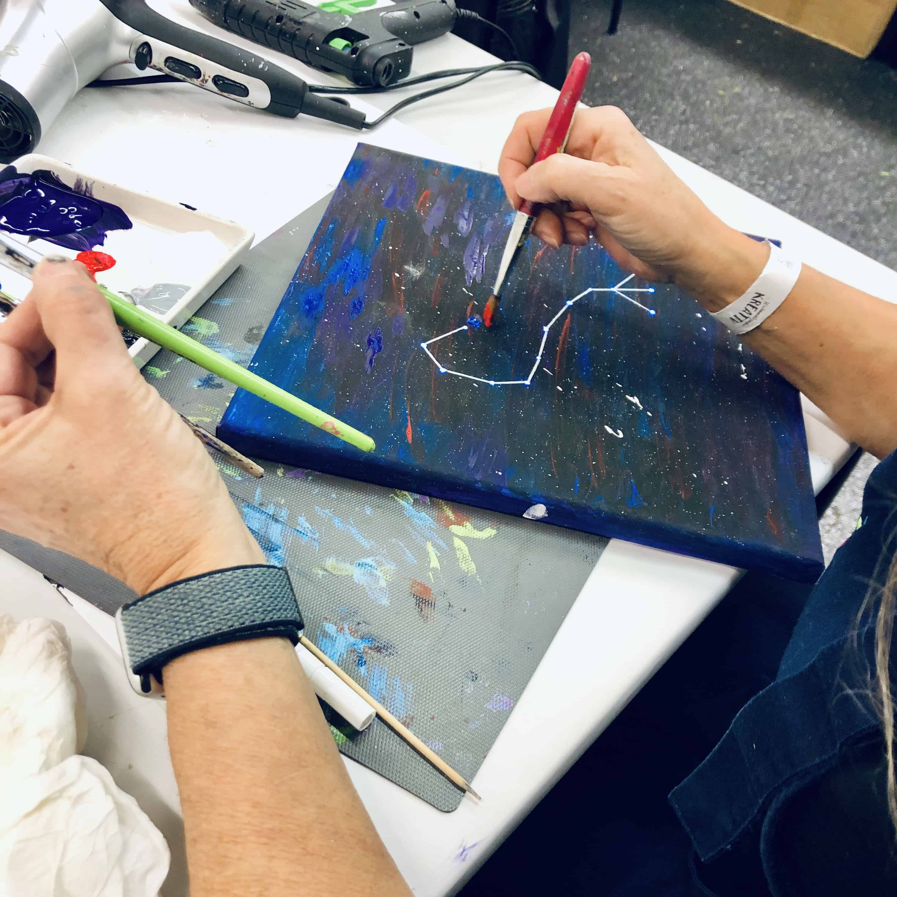 Galaxy Workshop 8 Sternzeichenbild malen
