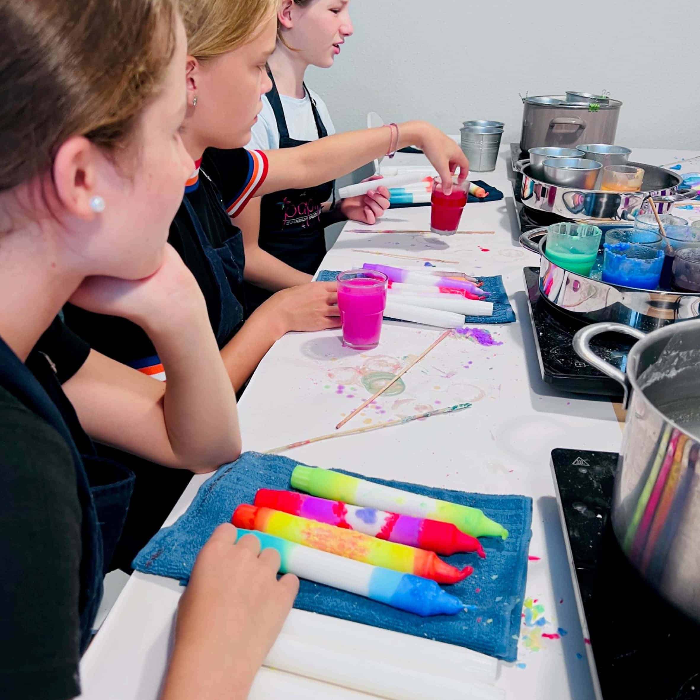 Kerzen gestalten 2 Kerzenworkshop
