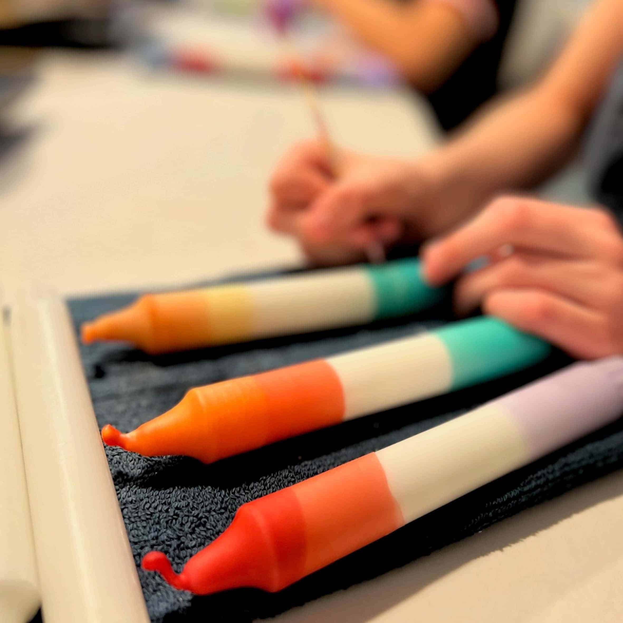 Kerzen gestalten 4 Kerzenworkshop
